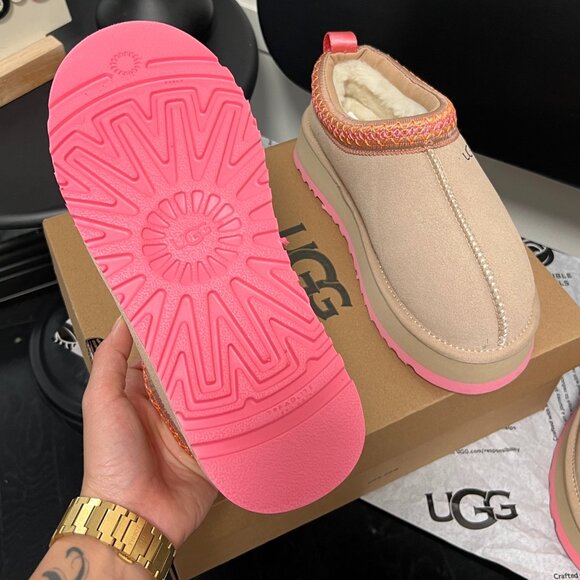 UGG Tazz Love '25 Slipper Arroyo Tropical Pink Platform - Picture 2 of 6